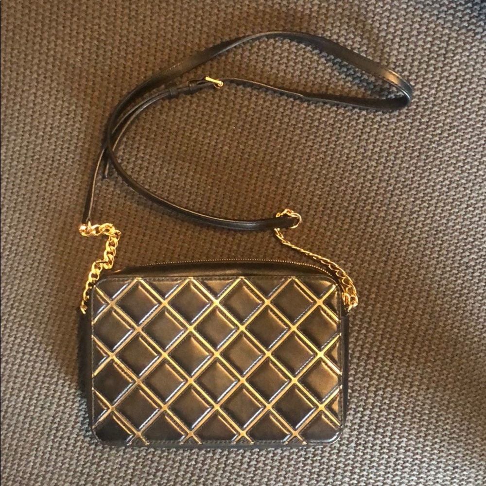 Black and gold box crossbody - Michael Kors